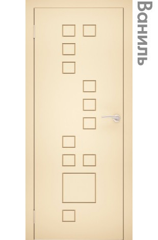 Межкомнатная дверь "ЭМАЛЬ" ПГ-16 (Цвет - Белый; Ваниль; Прованс; Капучино; Графит)