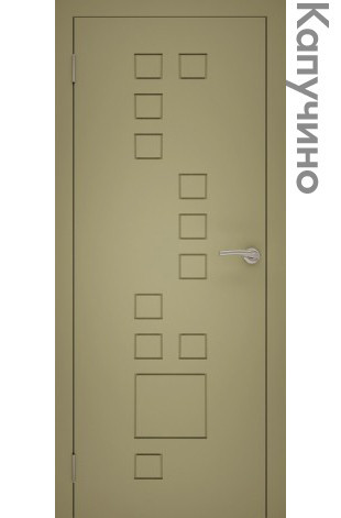 Межкомнатная дверь "ЭМАЛЬ" ПГ-16 (Цвет - Белый; Ваниль; Прованс; Капучино; Графит)