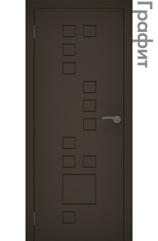 Межкомнатная дверь "ЭМАЛЬ" ПГ-16 (Цвет - Белый; Ваниль; Прованс; Капучино; Графит)