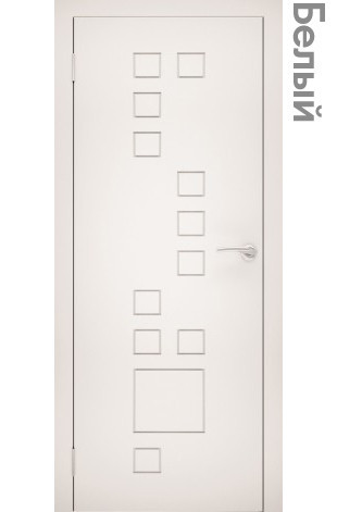 Межкомнатная дверь "ЭМАЛЬ" ПГ-16 (Цвет - Белый; Ваниль; Прованс; Капучино; Графит)