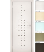 Межкомнатная дверь "ЭМАЛЬ" ПГ-17 (Цвет - Белый; Ваниль; Прованс; Капучино; Графит)