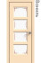 Межкомнатная дверь "ЭМАЛЬ" ПО-08 (Цвет - Белый; Ваниль; Прованс; Капучино; Графит)