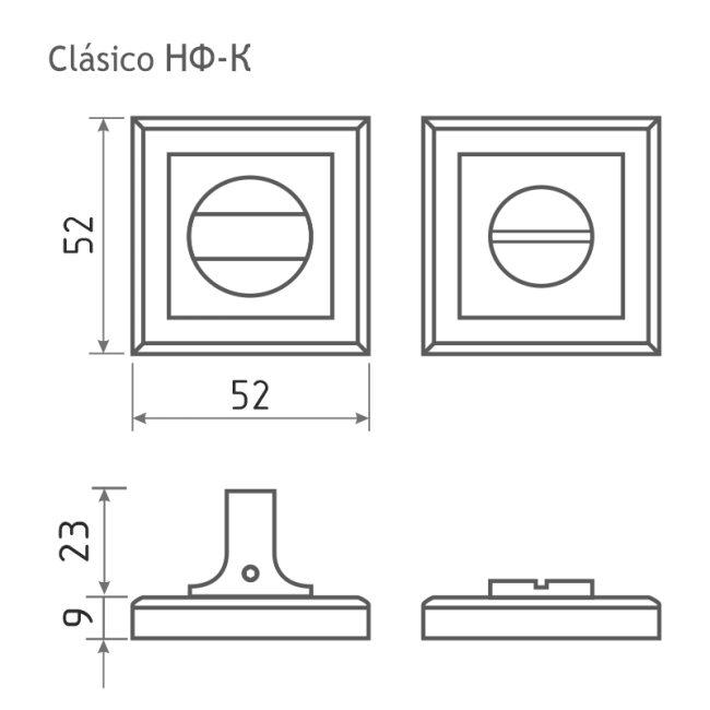 Фиксатор Нора-М НФ-К / белый