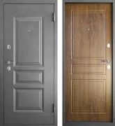 ПРОМЕТ "МАРС 6 КЛАССИКА" ДУБ ТЁМНЫЙ КВАРТИРНЫЙ  ВХОДНАЯ МЕТАЛЛИЧЕСКАЯ ДВЕРЬ