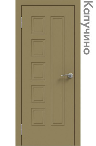 Межкомнатная дверь "ЭМАЛЬ" ПГ-05 (Цвет - Белый; Ваниль; Прованс; Капучино; Графит)