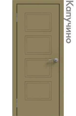 Межкомнатная дверь "ЭМАЛЬ" ПГ-08 (Цвет - Белый; Ваниль; Прованс; Капучино; Графит)