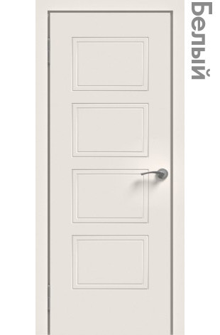 Межкомнатная дверь "ЭМАЛЬ" ПГ-08 (Цвет - Белый; Ваниль; Прованс; Капучино; Графит)