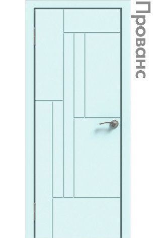 Межкомнатная дверь "ЭМАЛЬ" ПГ-09 (Цвет - Белый; Ваниль; Прованс; Капучино; Графит)