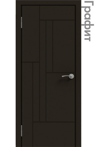 Межкомнатная дверь "ЭМАЛЬ" ПГ-09 (Цвет - Белый; Ваниль; Прованс; Капучино; Графит)