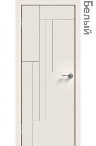 Межкомнатная дверь "ЭМАЛЬ" ПГ-09 (Цвет - Белый; Ваниль; Прованс; Капучино; Графит)