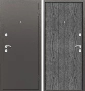 ПРОМЕТ "МАРС 6" ДУБ ШАЛЕ-ГРАФИТ  ВХОДНАЯ МЕТАЛЛИЧЕСКАЯ ДВЕРЬ
