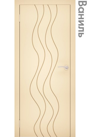 Межкомнатная дверь "ЭМАЛЬ" ПГ-12 (Цвет - Белый; Ваниль; Прованс; Капучино; Графит)