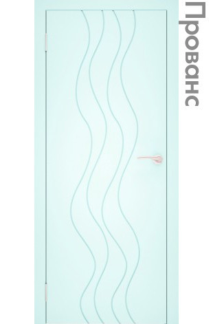 Межкомнатная дверь "ЭМАЛЬ" ПГ-12 (Цвет - Белый; Ваниль; Прованс; Капучино; Графит)