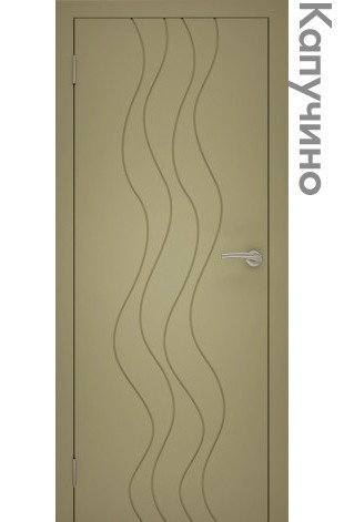 Межкомнатная дверь "ЭМАЛЬ" ПГ-12 (Цвет - Белый; Ваниль; Прованс; Капучино; Графит)